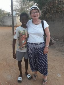 Bakary et sa marraine Martine