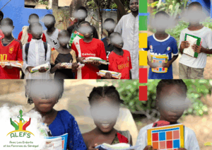 Enfants avec kits