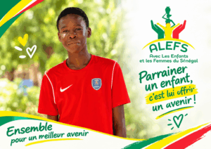 Photo de l’enfant à parrainer avec ALEFS