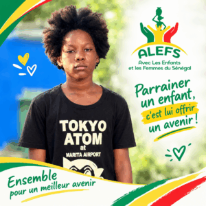 Enfant à parrainer avec ALEFS